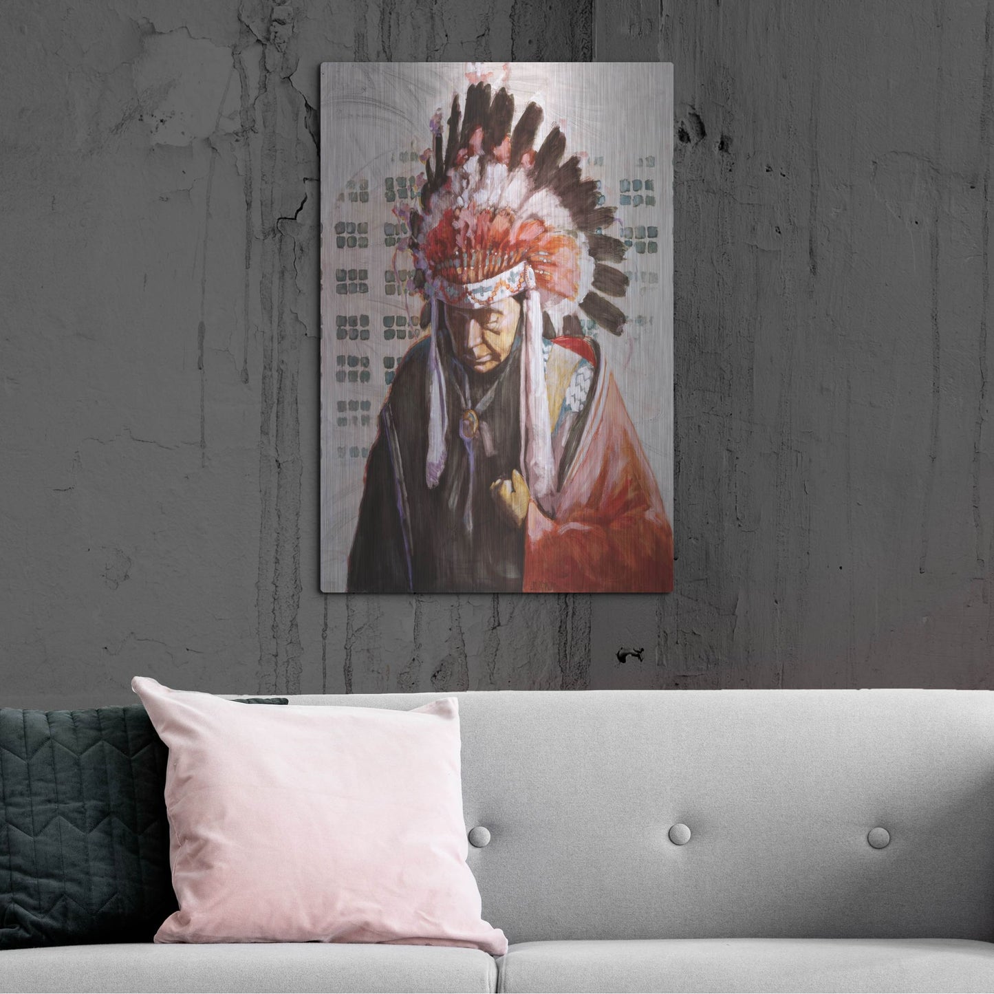Luxe Metal Art 'Tone-Kei 3' by J. E. Knauf, Metal Wall Art,24x36