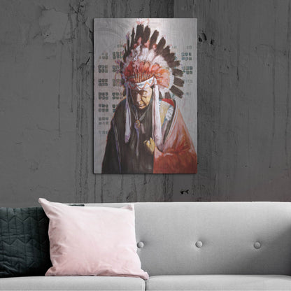 Luxe Metal Art 'Tone-Kei 3' by J. E. Knauf, Metal Wall Art,24x36