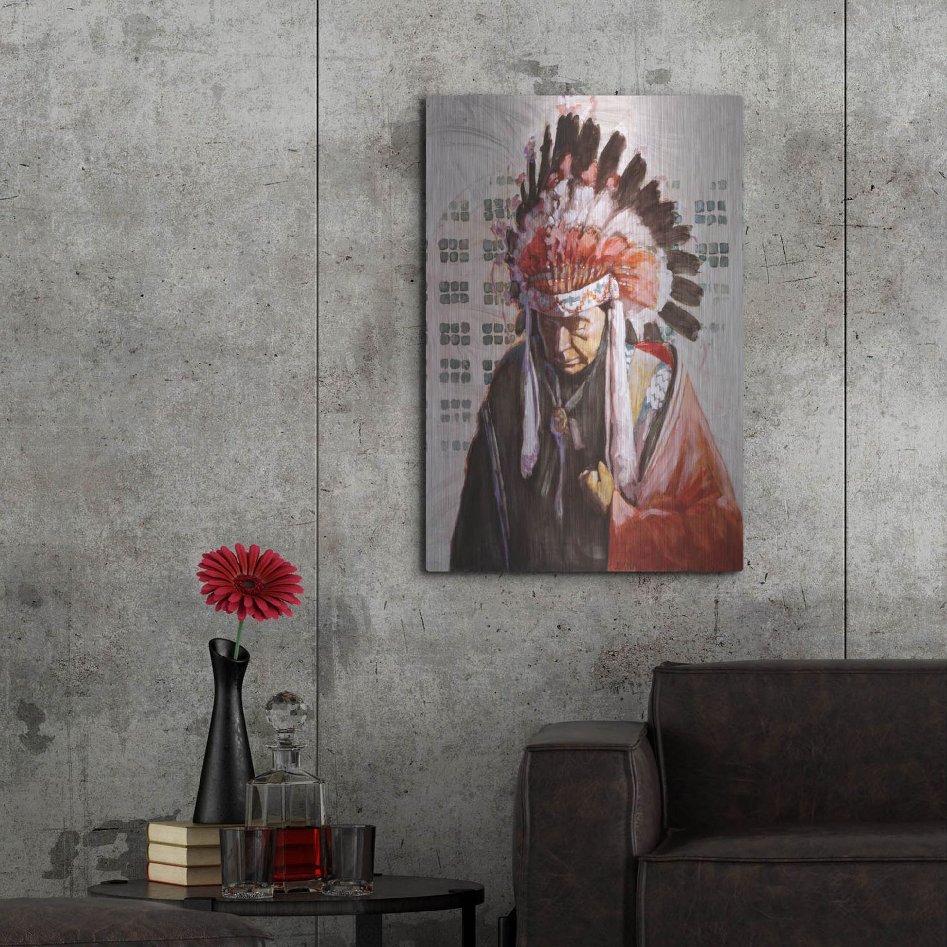 Luxe Metal Art 'Tone-Kei 3' by J. E. Knauf, Metal Wall Art,24x36