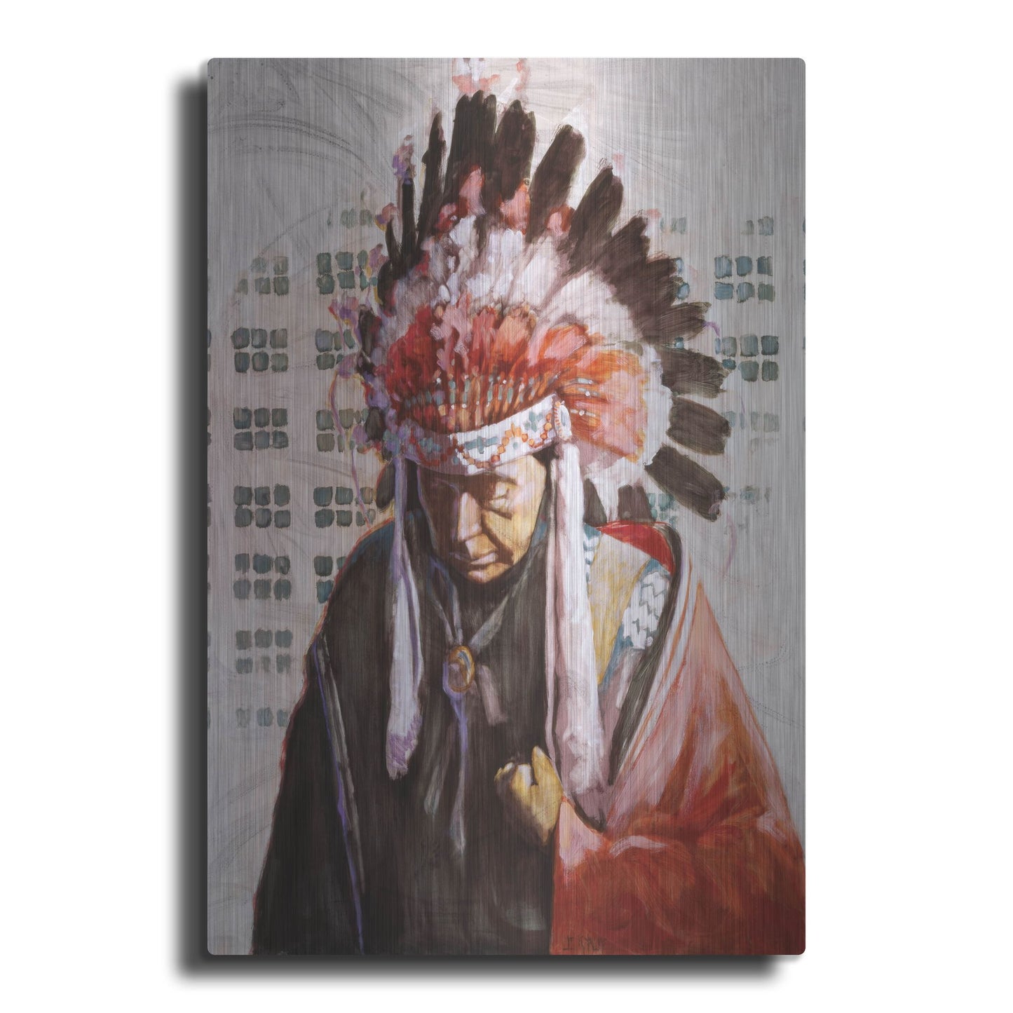Luxe Metal Art 'Tone-Kei 3' by J. E. Knauf, Metal Wall Art
