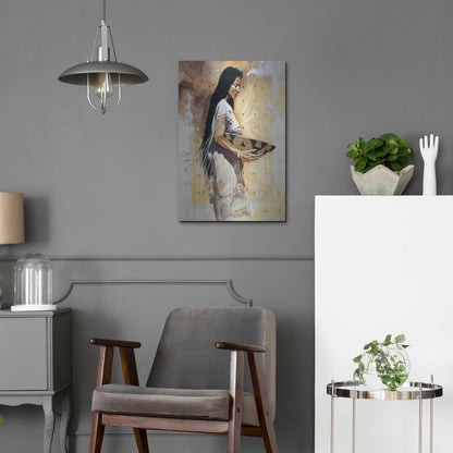 Luxe Metal Art 'Seeking Shade' by J. E. Knauf, Metal Wall Art,16x24