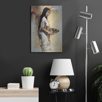 Luxe Metal Art 'Seeking Shade' by J. E. Knauf, Metal Wall Art,16x24