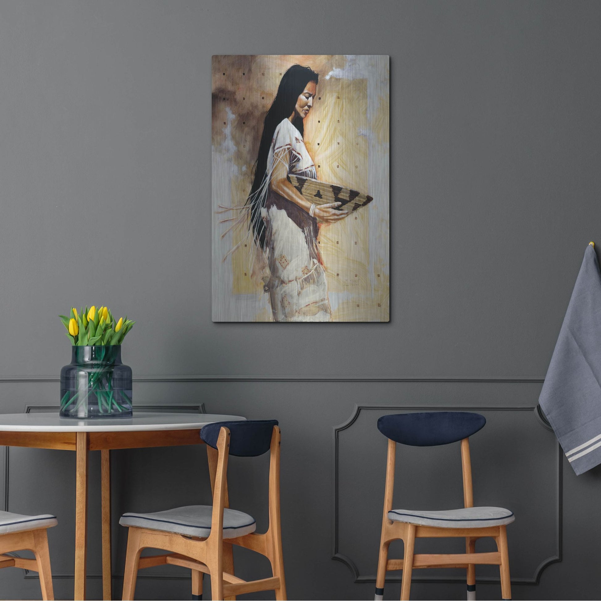 Luxe Metal Art 'Seeking Shade' by J. E. Knauf, Metal Wall Art,24x36