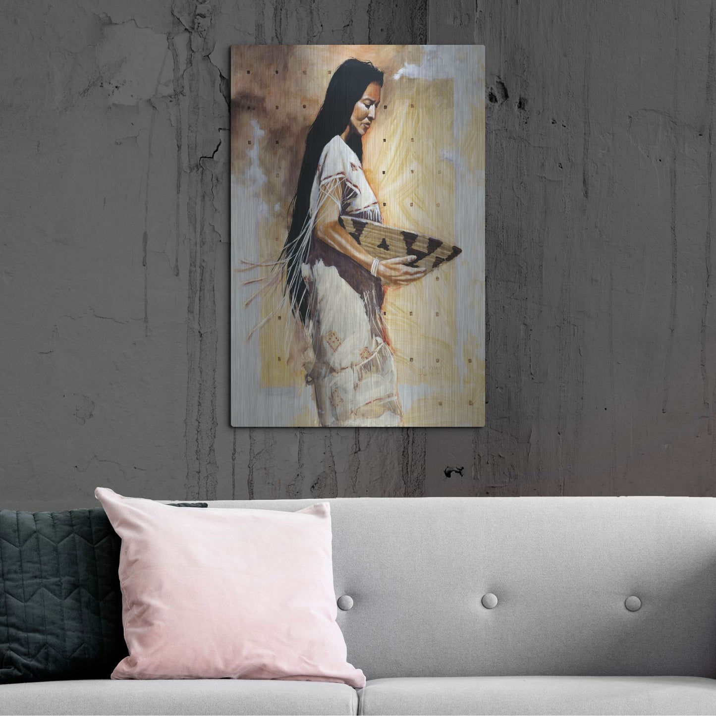 Luxe Metal Art 'Seeking Shade' by J. E. Knauf, Metal Wall Art,24x36