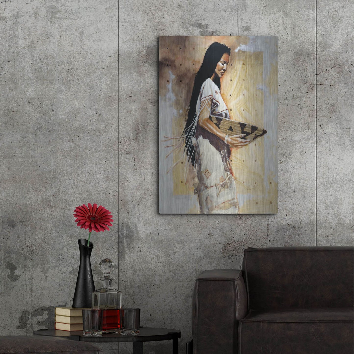 Luxe Metal Art 'Seeking Shade' by J. E. Knauf, Metal Wall Art,24x36