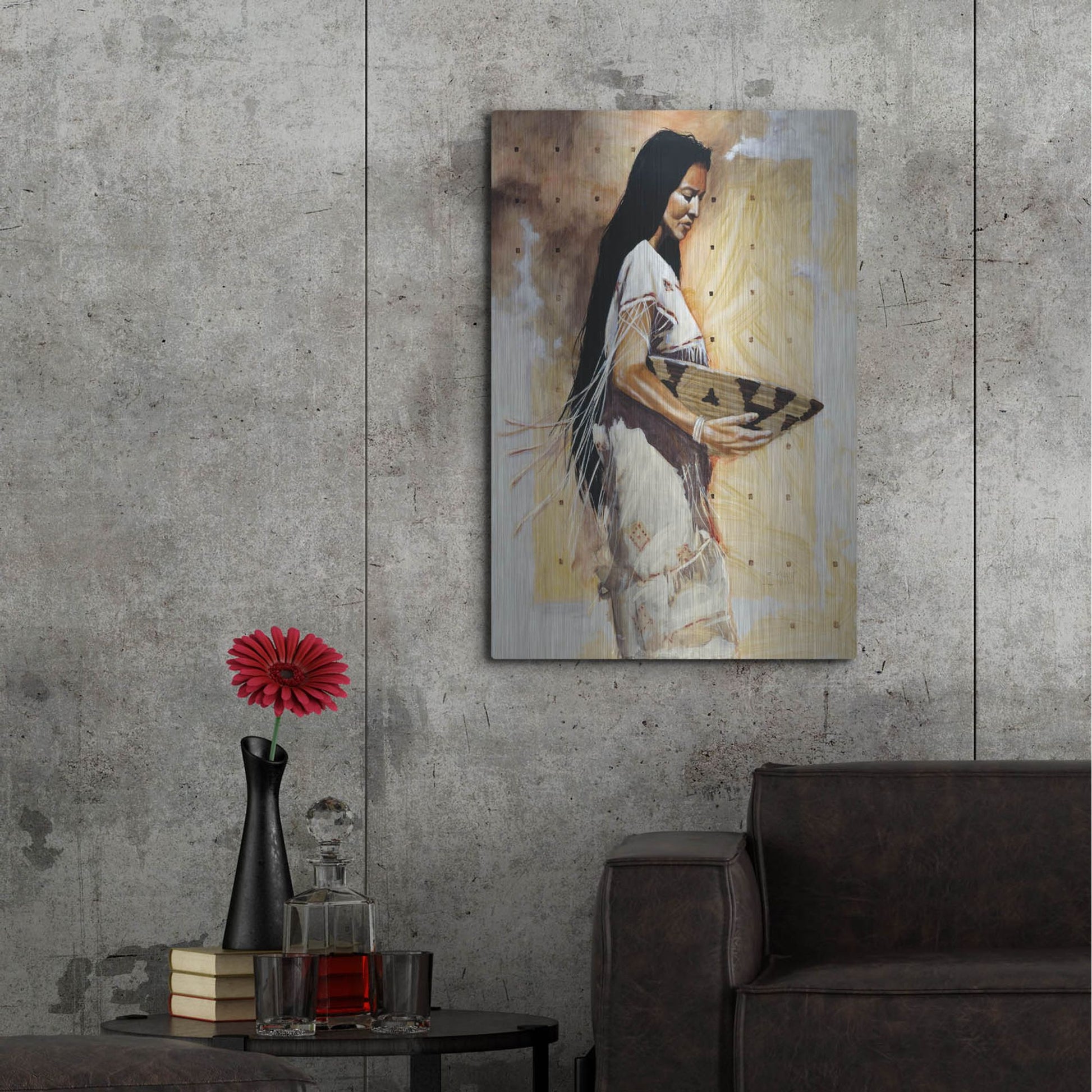 Luxe Metal Art 'Seeking Shade' by J. E. Knauf, Metal Wall Art,24x36