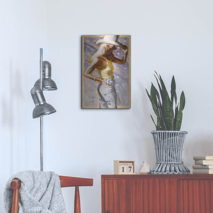 Luxe Metal Art 'Star Field' by J. E. Knauf, Metal Wall Art,16x24