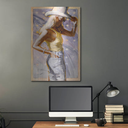 Luxe Metal Art 'Star Field' by J. E. Knauf, Metal Wall Art,24x36