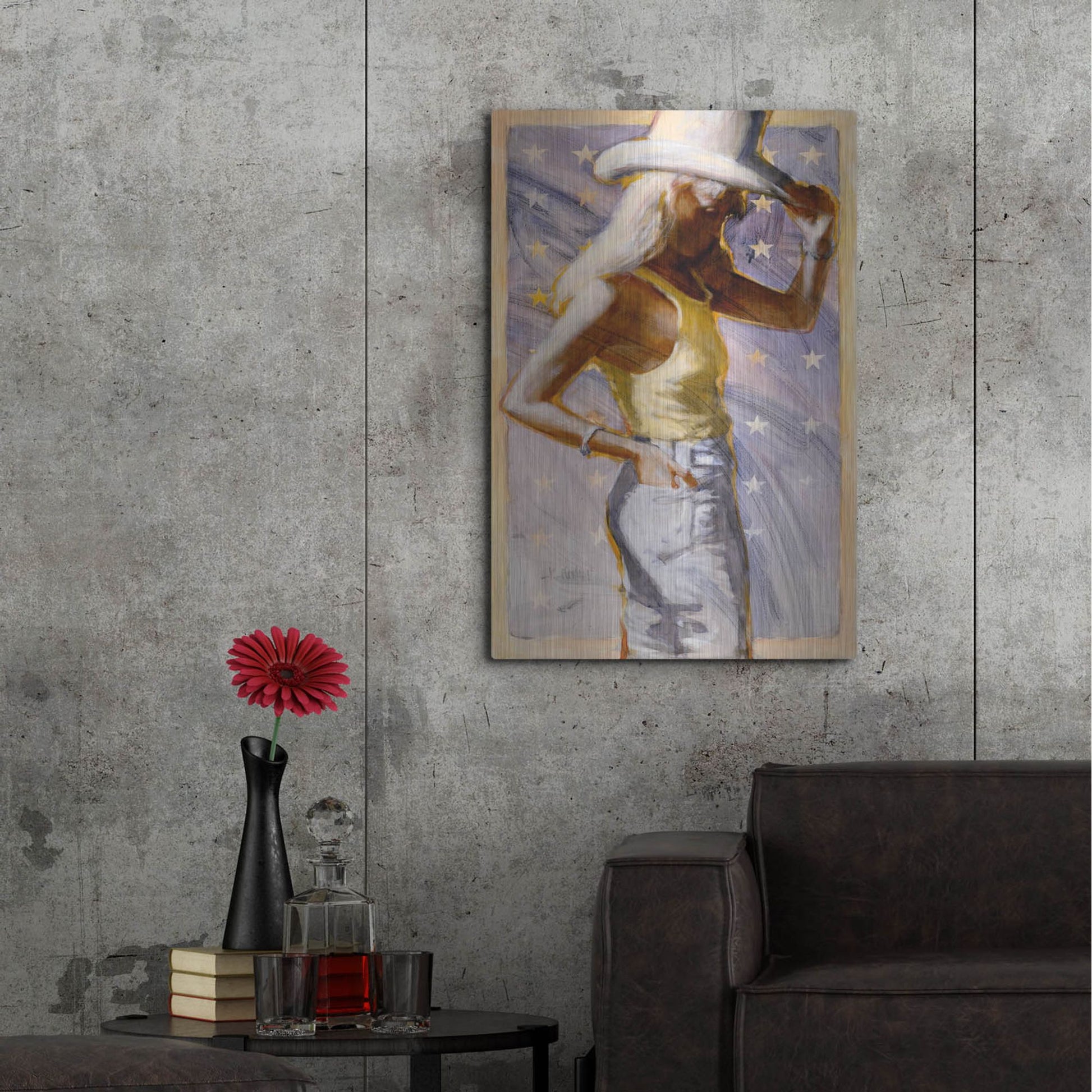 Luxe Metal Art 'Star Field' by J. E. Knauf, Metal Wall Art,24x36