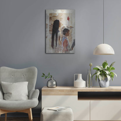 Luxe Metal Art 'At Papago' by J. E. Knauf, Metal Wall Art,16x24