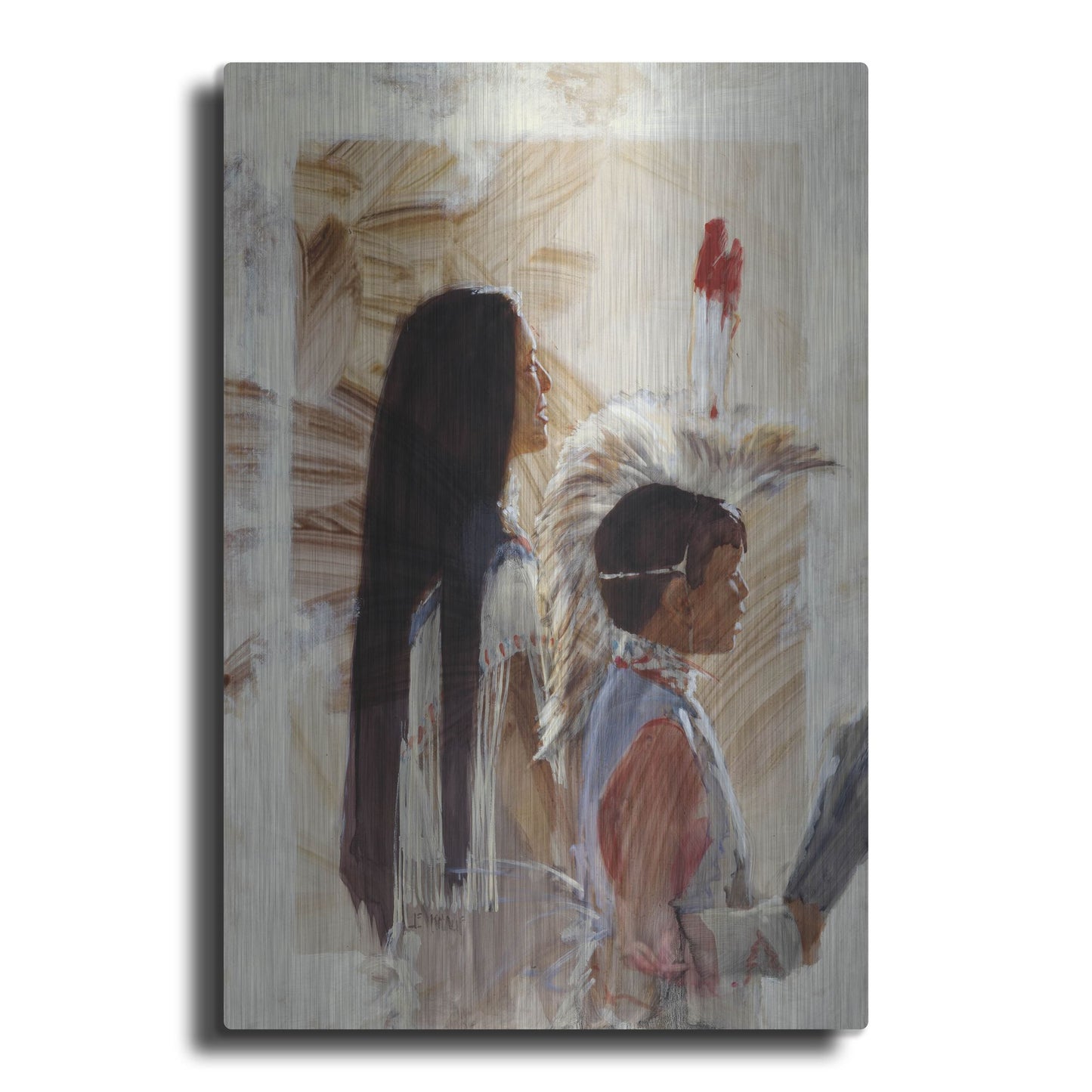 Luxe Metal Art 'At Papago' by J. E. Knauf, Metal Wall Art