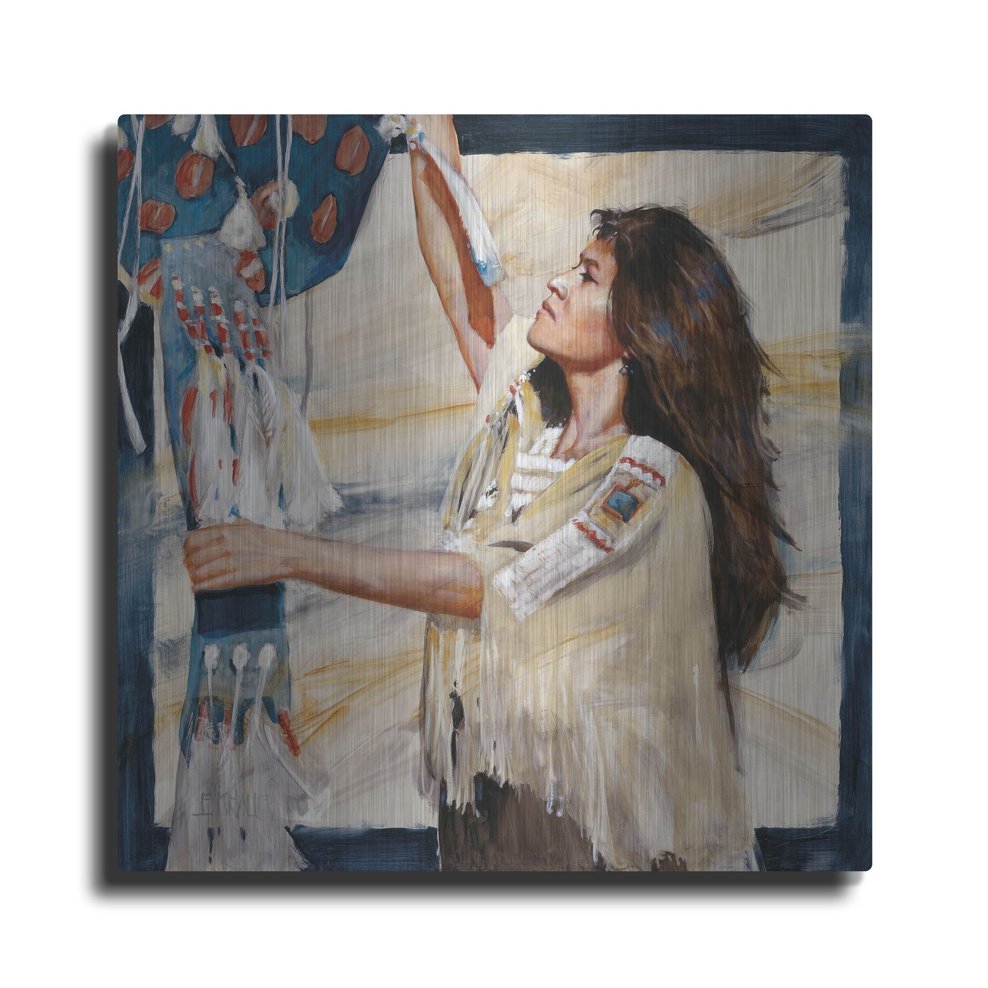 Luxe Metal Art 'At Work 2' by J. E. Knauf, Metal Wall Art