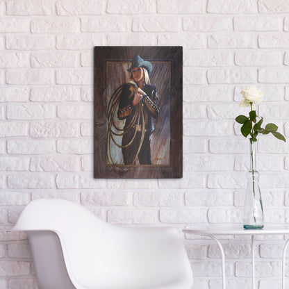 Luxe Metal Art 'Bring Em' On' by J. E. Knauf, Metal Wall Art,16x24