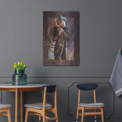 Luxe Metal Art 'Bring Em' On' by J. E. Knauf, Metal Wall Art,24x36