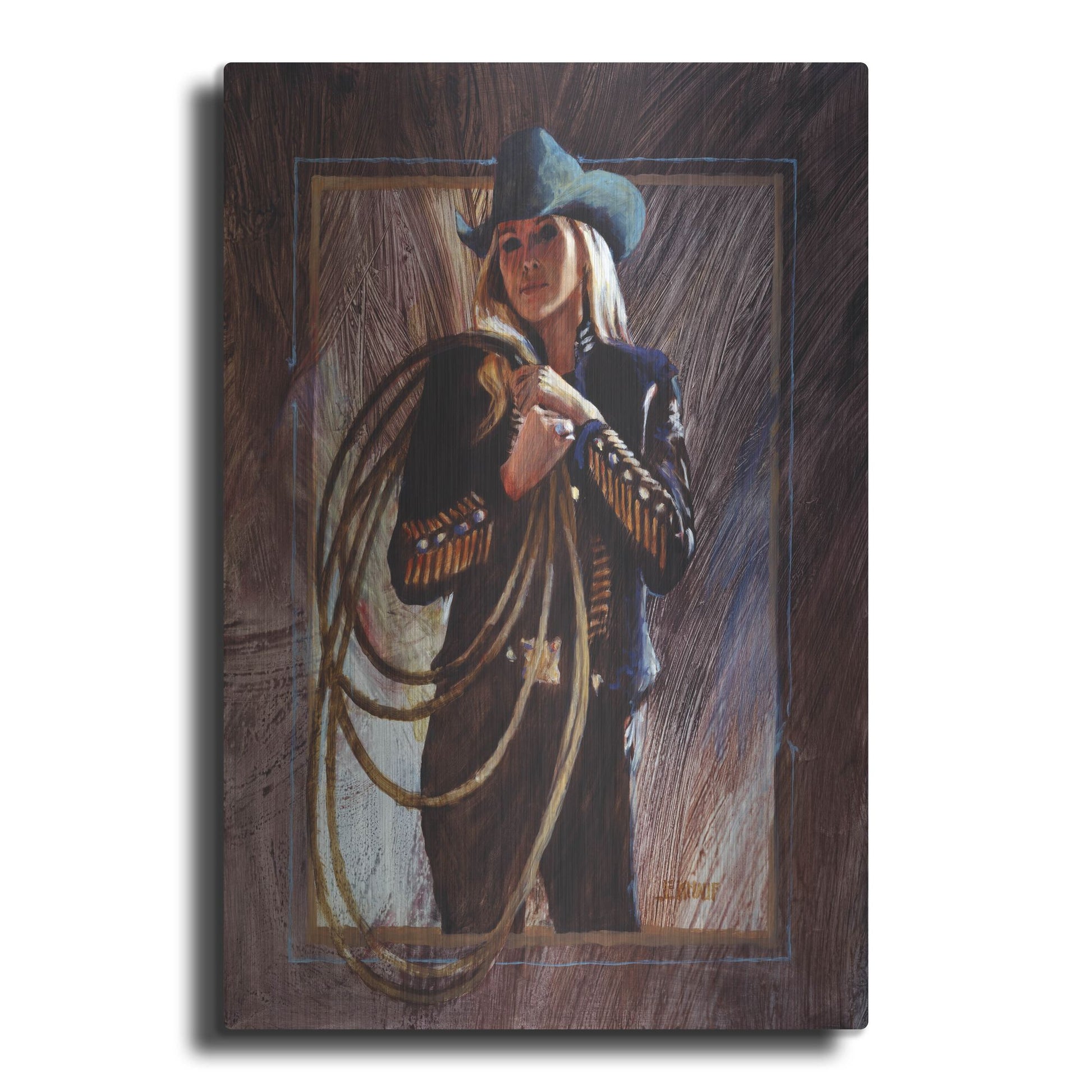 Luxe Metal Art 'Bring Em' On' by J. E. Knauf, Metal Wall Art