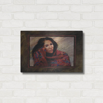 Luxe Metal Art 'Brocado' by J. E. Knauf, Metal Wall Art,24x16