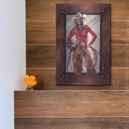 Luxe Metal Art 'Bustin' Out' by J. E. Knauf, Metal Wall Art,12x16