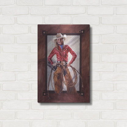 Luxe Metal Art 'Bustin' Out' by J. E. Knauf, Metal Wall Art,16x24