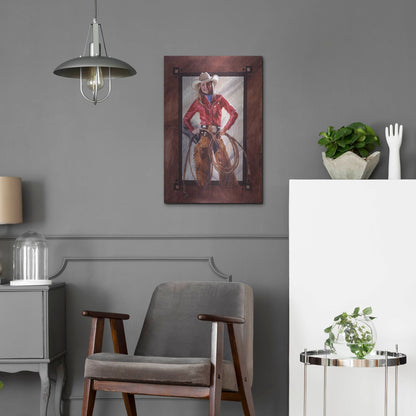 Luxe Metal Art 'Bustin' Out' by J. E. Knauf, Metal Wall Art,16x24