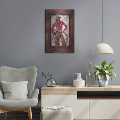 Luxe Metal Art 'Bustin' Out' by J. E. Knauf, Metal Wall Art,16x24