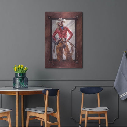 Luxe Metal Art 'Bustin' Out' by J. E. Knauf, Metal Wall Art,24x36