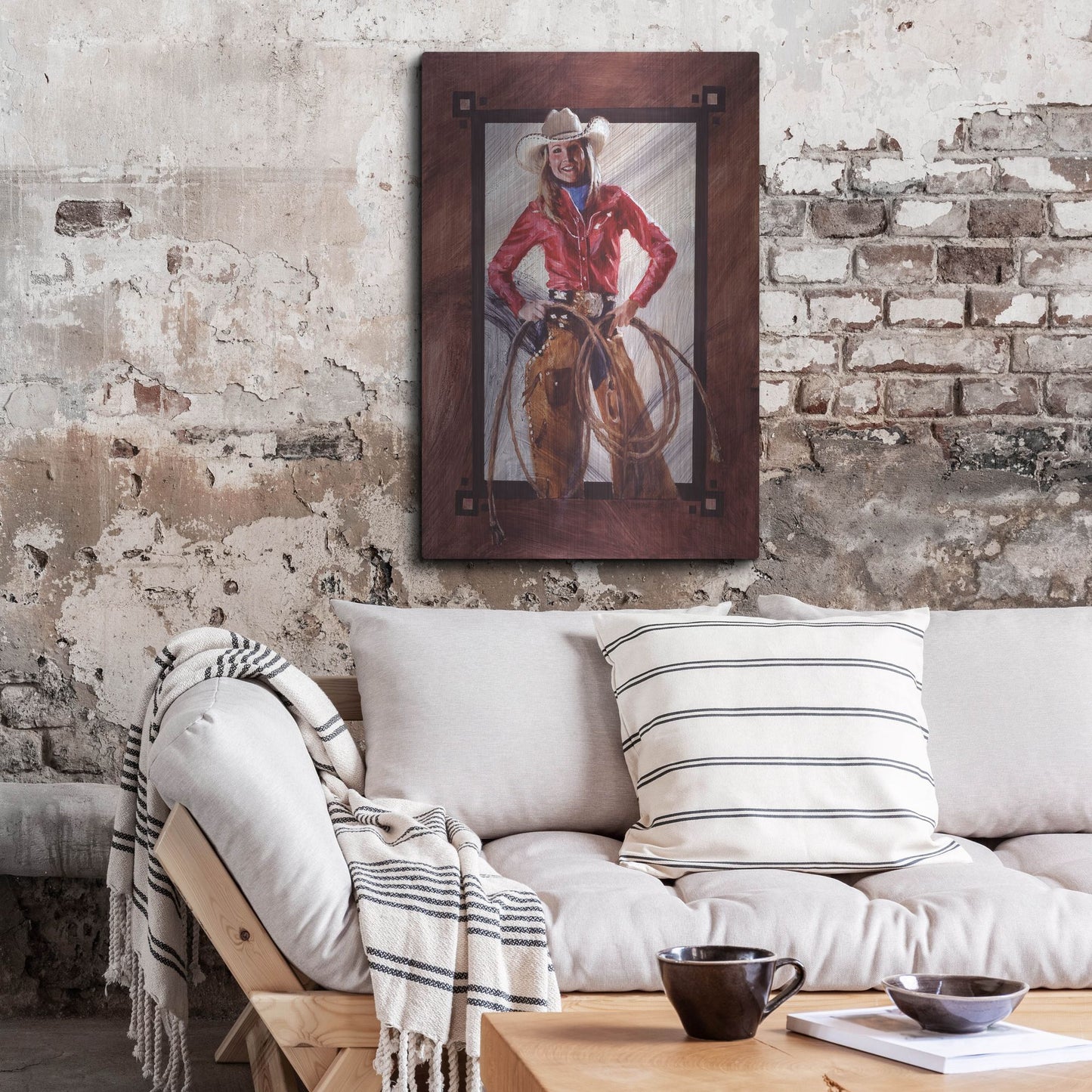 Luxe Metal Art 'Bustin' Out' by J. E. Knauf, Metal Wall Art,24x36