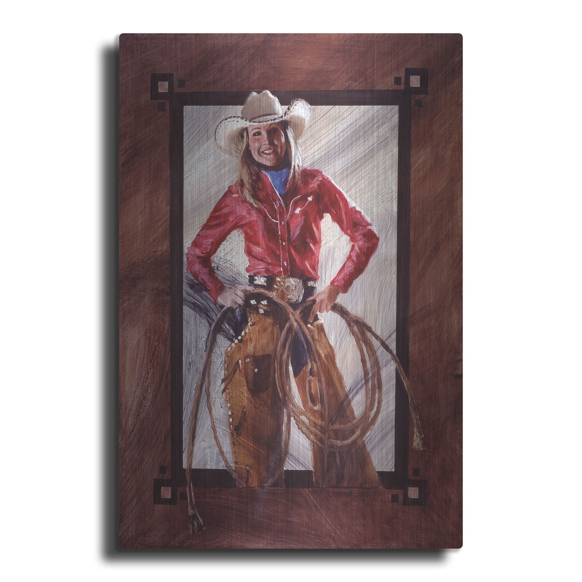 Luxe Metal Art 'Bustin' Out' by J. E. Knauf, Metal Wall Art