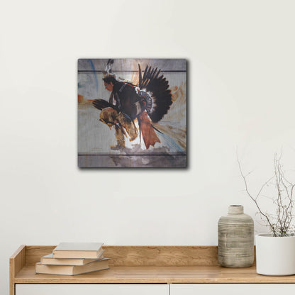 Luxe Metal Art 'Center' by J. E. Knauf, Metal Wall Art,12x12