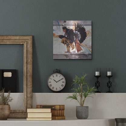 Luxe Metal Art 'Center' by J. E. Knauf, Metal Wall Art,12x12