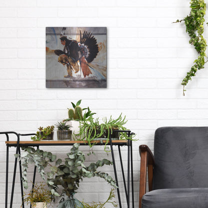 Luxe Metal Art 'Center' by J. E. Knauf, Metal Wall Art,12x12