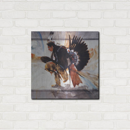 Luxe Metal Art 'Center' by J. E. Knauf, Metal Wall Art,24x24