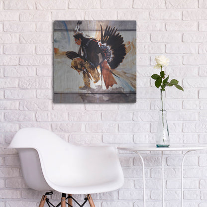 Luxe Metal Art 'Center' by J. E. Knauf, Metal Wall Art,24x24