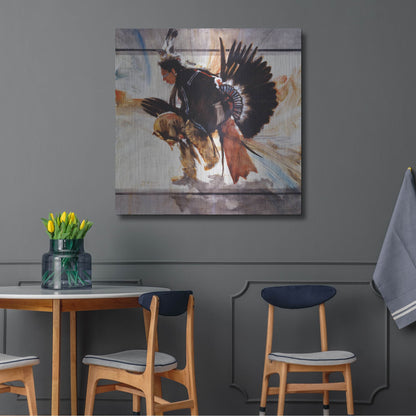 Luxe Metal Art 'Center' by J. E. Knauf, Metal Wall Art,36x36