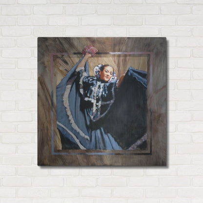 Luxe Metal Art 'Cinco De Mayo' by J. E. Knauf, Metal Wall Art,36x36