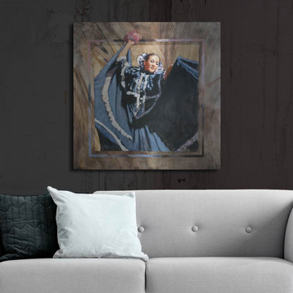 Luxe Metal Art 'Cinco De Mayo' by J. E. Knauf, Metal Wall Art,36x36