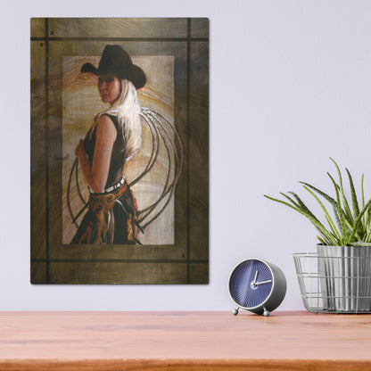 Luxe Metal Art 'Come Along' by J. E. Knauf, Metal Wall Art,12x16