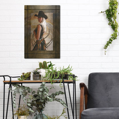 Luxe Metal Art 'Come Along' by J. E. Knauf, Metal Wall Art,12x16