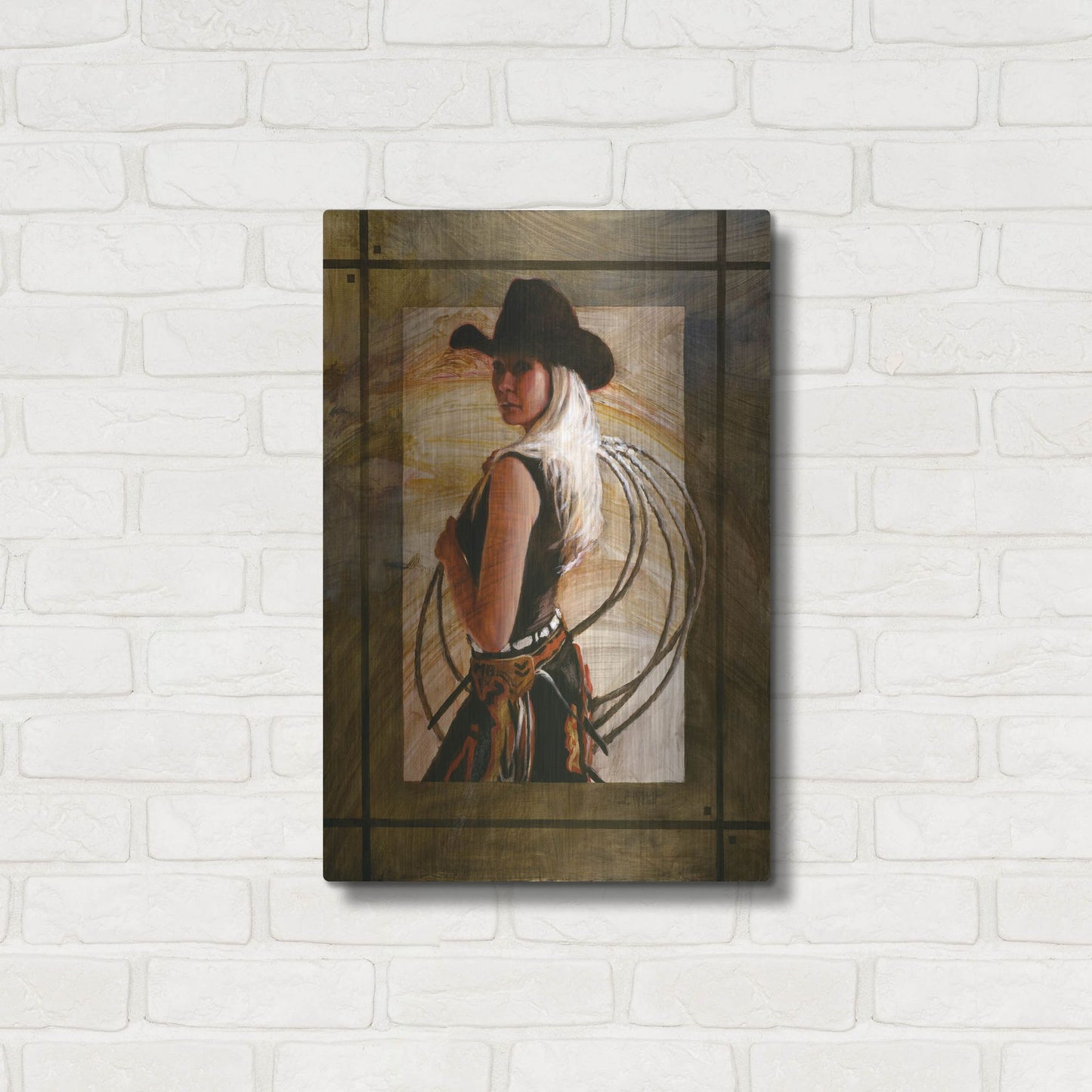 Luxe Metal Art 'Come Along' by J. E. Knauf, Metal Wall Art,16x24