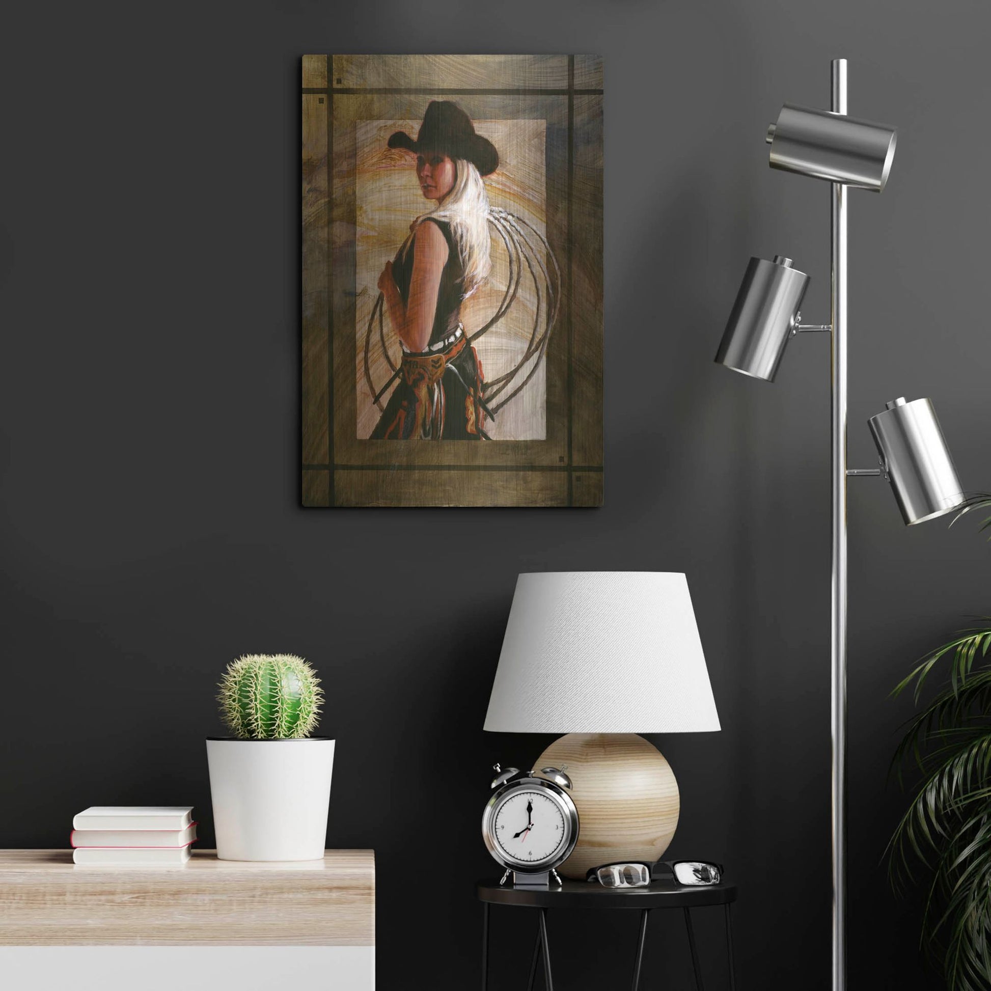 Luxe Metal Art 'Come Along' by J. E. Knauf, Metal Wall Art,16x24