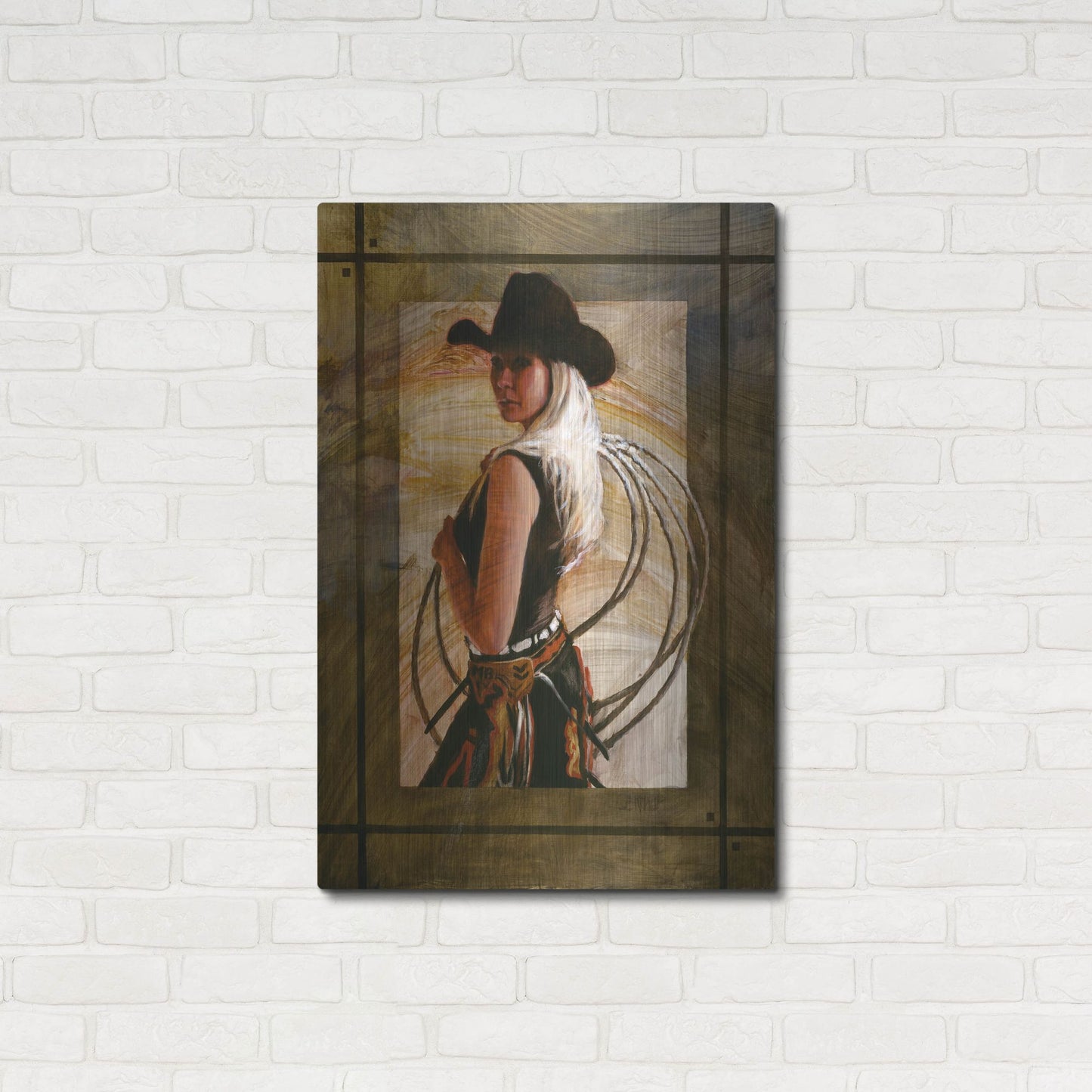 Luxe Metal Art 'Come Along' by J. E. Knauf, Metal Wall Art,24x36