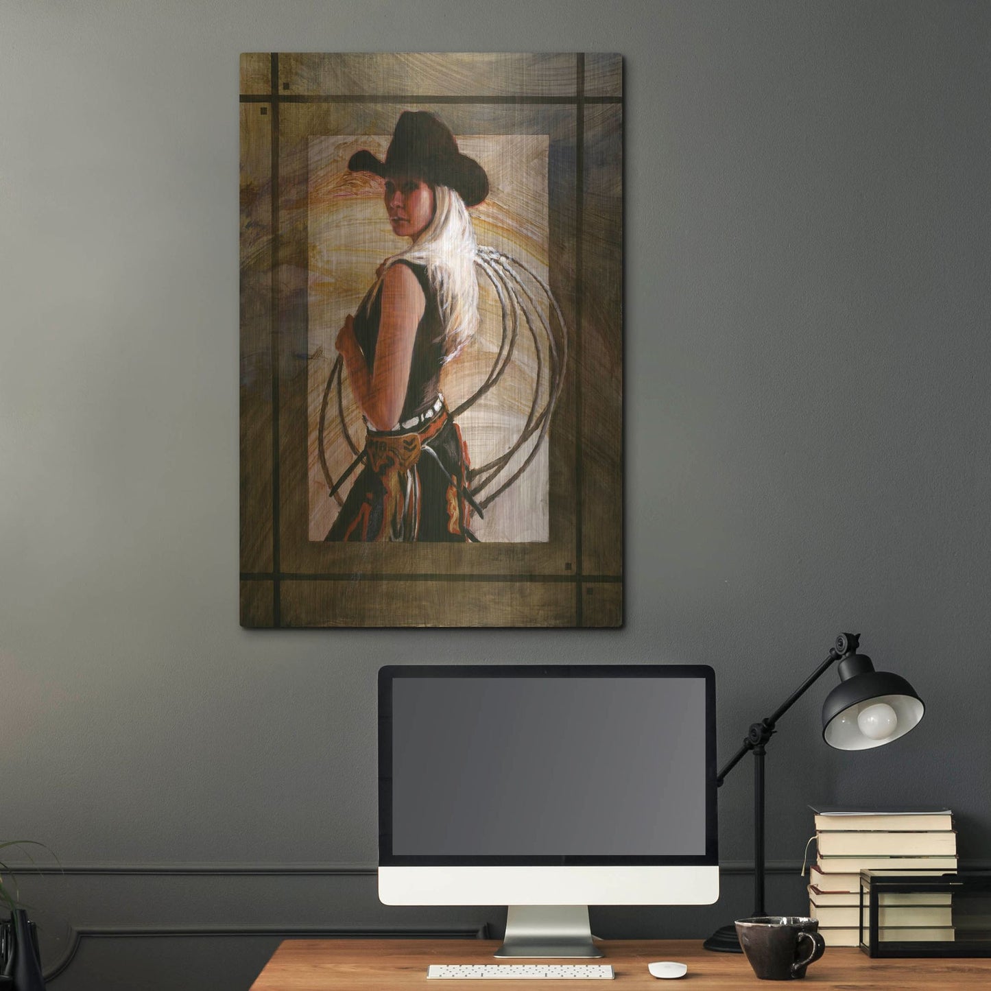 Luxe Metal Art 'Come Along' by J. E. Knauf, Metal Wall Art,24x36