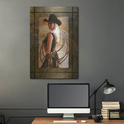 Luxe Metal Art 'Come Along' by J. E. Knauf, Metal Wall Art,24x36