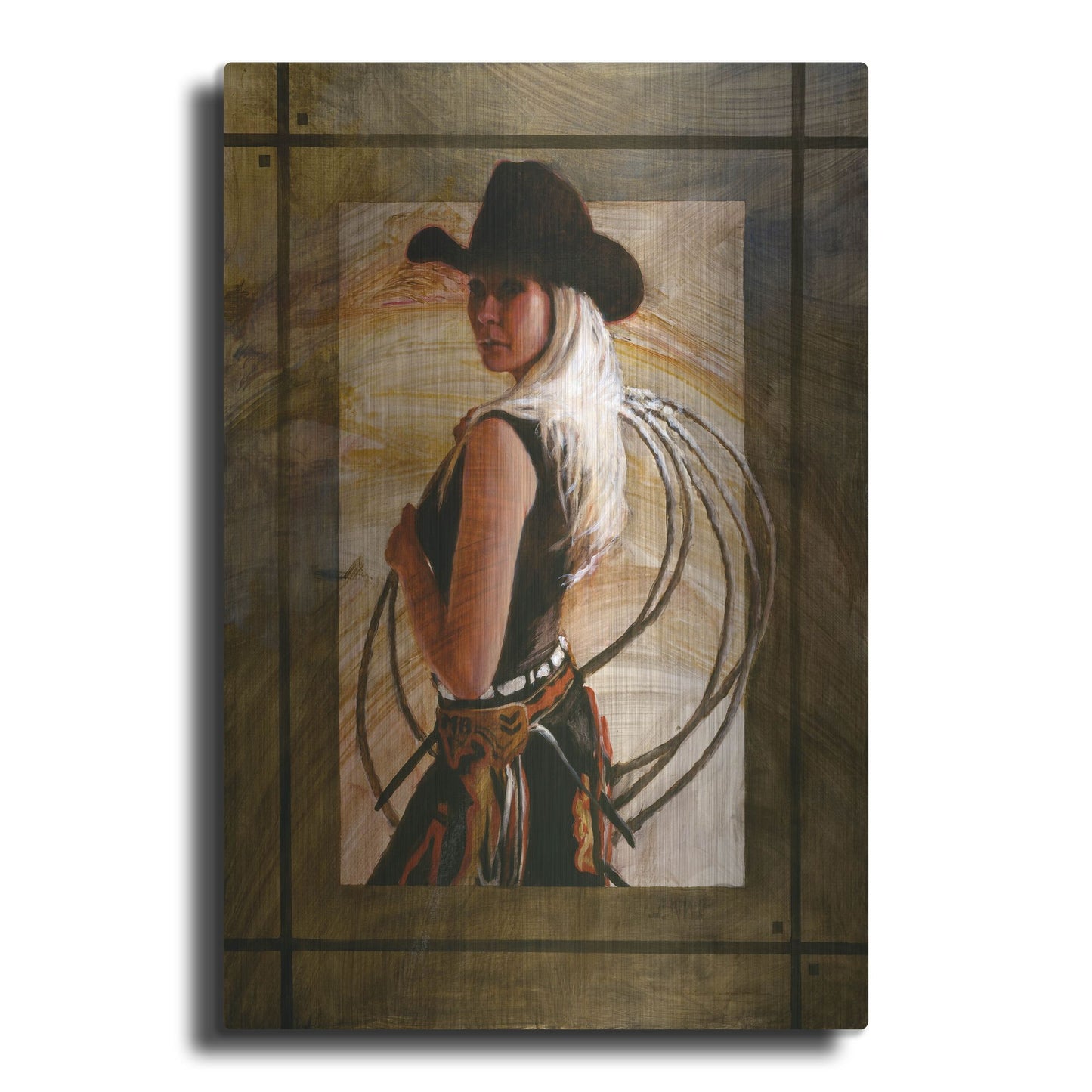 Luxe Metal Art 'Come Along' by J. E. Knauf, Metal Wall Art