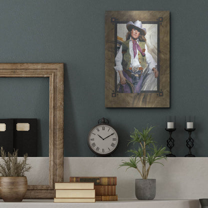 Luxe Metal Art 'Come On Over' by J. E. Knauf, Metal Wall Art,12x16