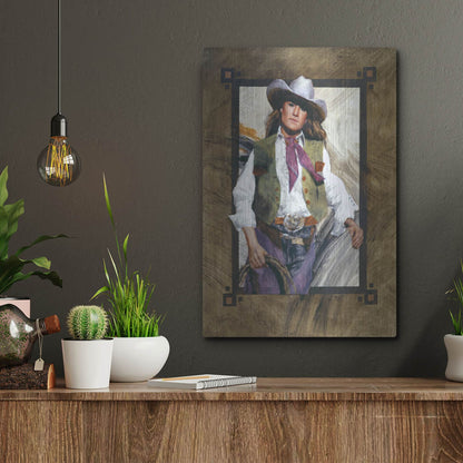 Luxe Metal Art 'Come On Over' by J. E. Knauf, Metal Wall Art,12x16