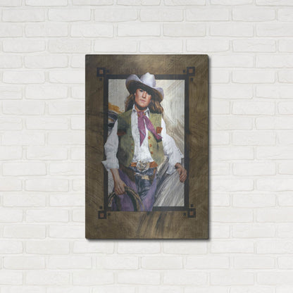 Luxe Metal Art 'Come On Over' by J. E. Knauf, Metal Wall Art,24x36