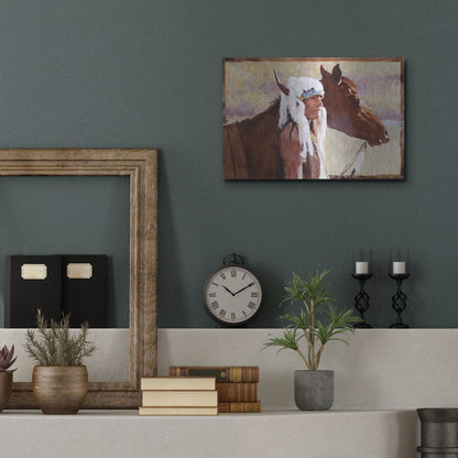 Luxe Metal Art 'Coming Home' by J. E. Knauf, Metal Wall Art,16x12