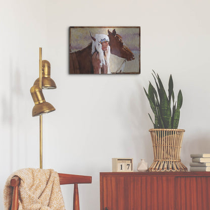 Luxe Metal Art 'Coming Home' by J. E. Knauf, Metal Wall Art,24x16