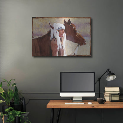 Luxe Metal Art 'Coming Home' by J. E. Knauf, Metal Wall Art,36x24