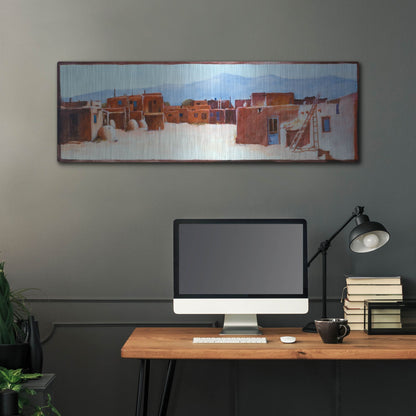 Luxe Metal Art 'Divided Light' by J. E. Knauf, Metal Wall Art,48x16